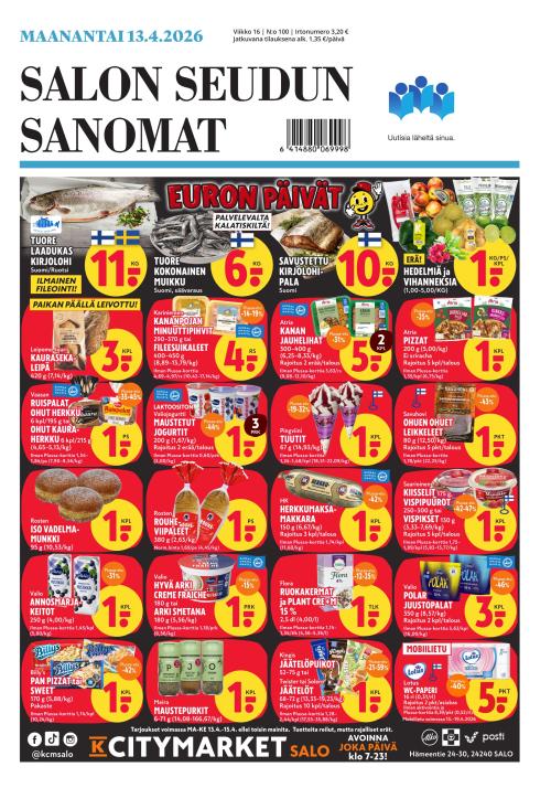 Salon Seudun Sanomat 13.4.2026