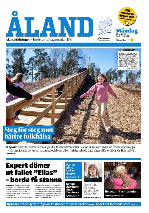 Ålandstidningen 13.4.2026