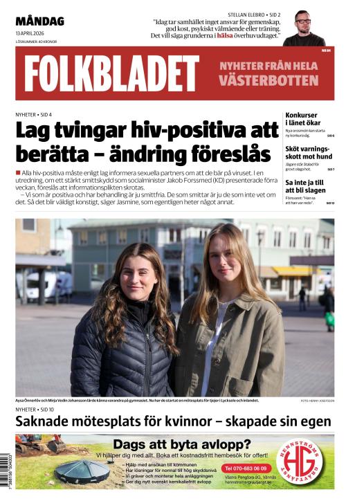 Folkbladet (Västerbotten) (SE) 13.4.2026