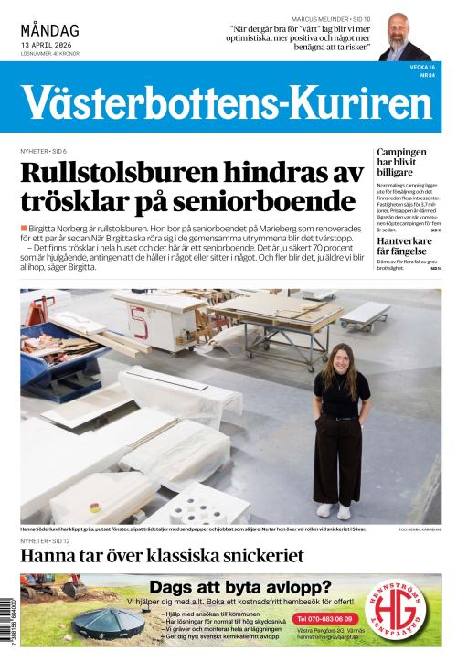 Västerbottens-Kuriren (SE) 13.4.2026