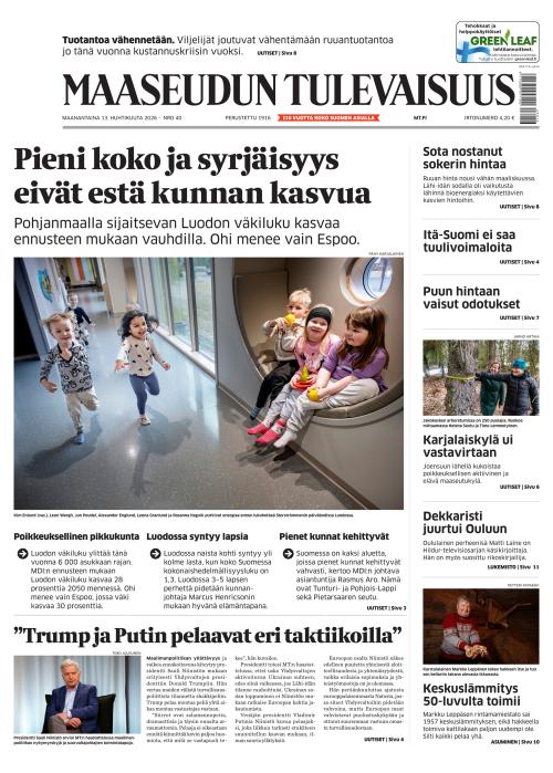 Maaseudun Tulevaisuus 13.4.2026