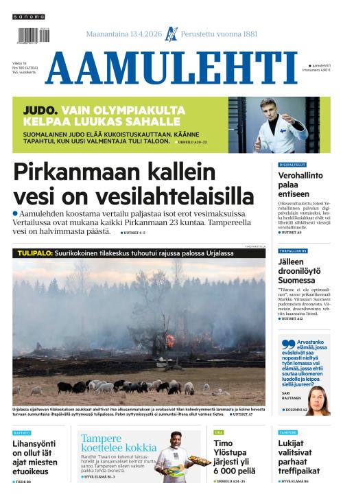Aamulehti 13.4.2026