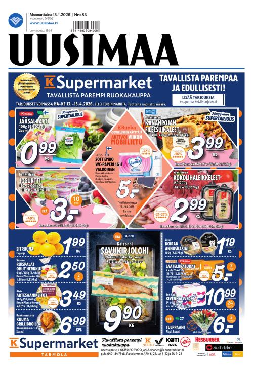 Uusimaa 13.4.2026