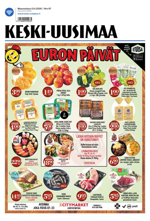 Keski-Uusimaa 13.4.2026