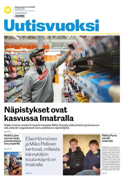 Uutisvuoksi 13.4.2026