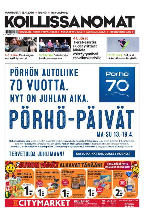 Koillissanomat 13.4.2026