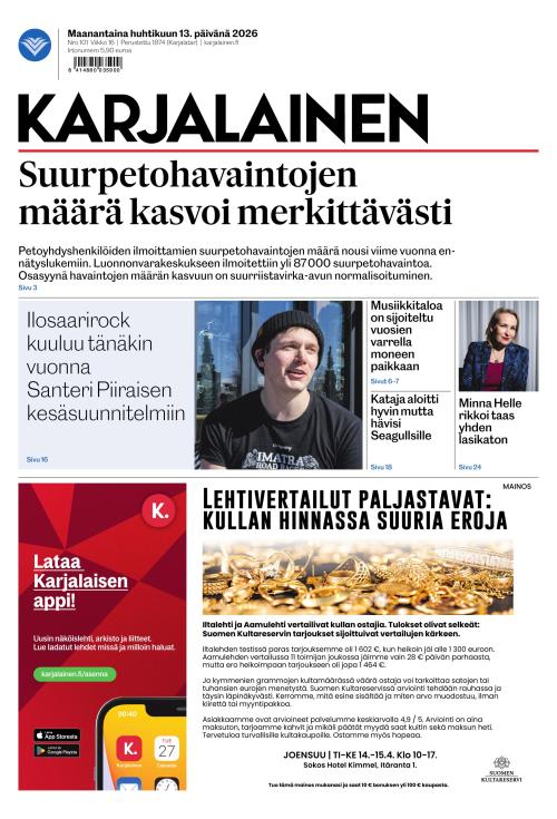 Karjalainen 13.4.2026