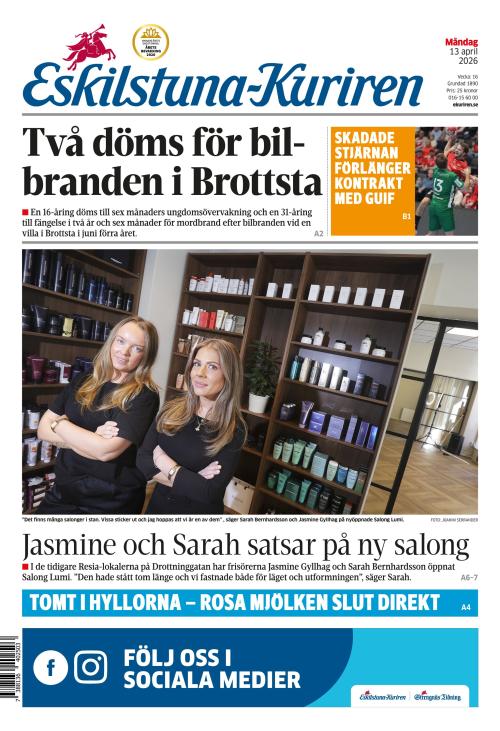 Eskilstuna-Kuriren 13.4.2026