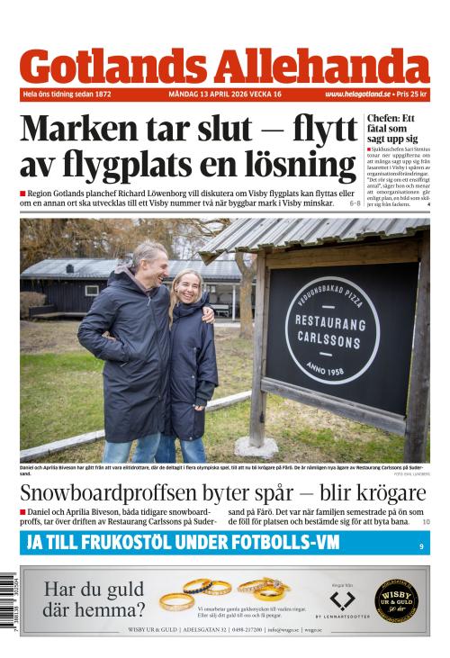 Gotlands Allehanda 13.4.2026