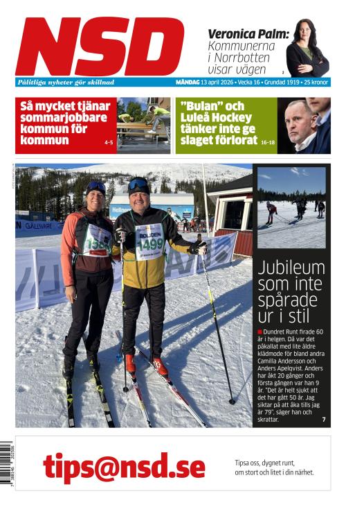 Norrländska Socialdemokraten 13.4.2026
