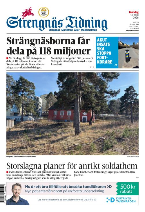 Strengnäs Tidning 13.4.2026