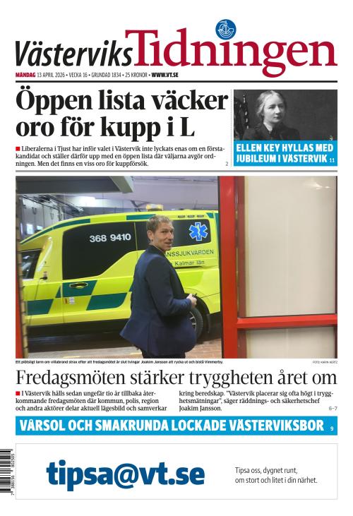 Västerviks-Tidningen 13.4.2026