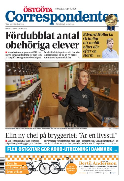 Östgöta Correspondenten 13.4.2026