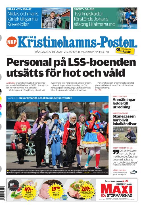 Nya Kristinehamns-Posten 13.4.2026