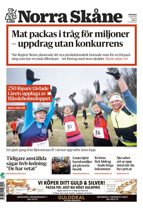 Norra Skåne 13.4.2026