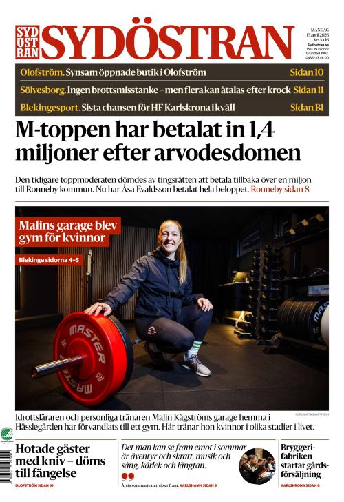 Sydöstran 13.4.2026