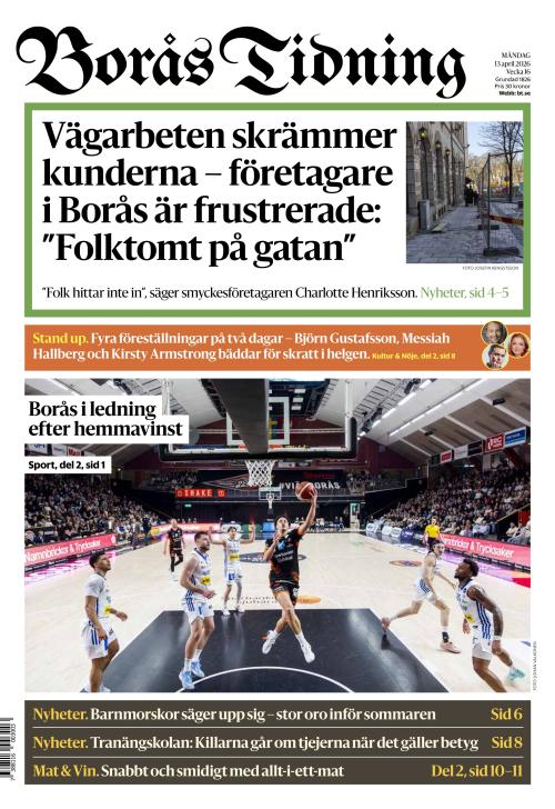 Borås Tidning 13.4.2026