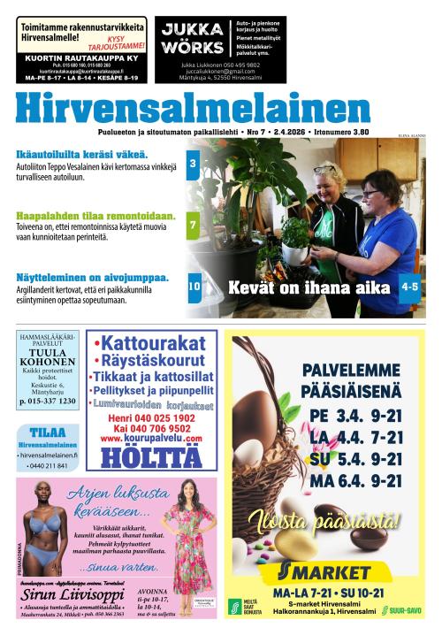 Hirvensalmelainen 2.4.2026