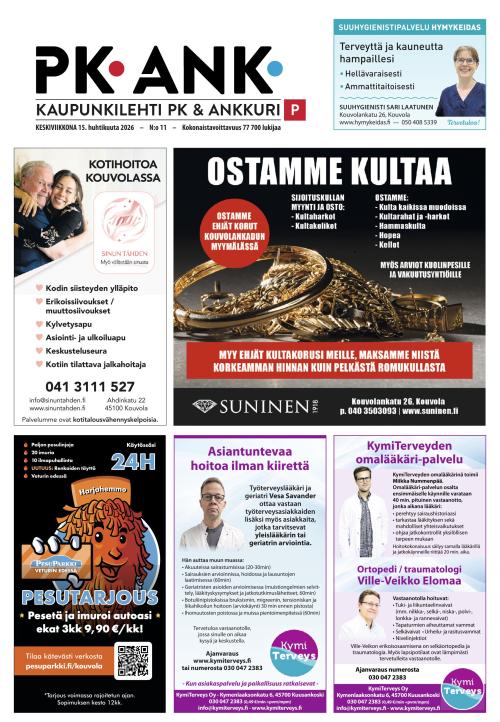 Kaupunkilehti Pohjois-Kymenlaakso 15.4.2026