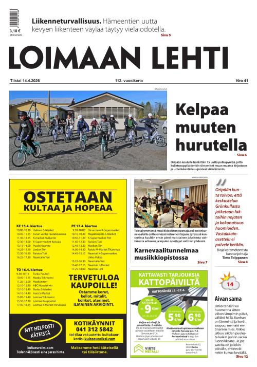 Loimaan Lehti 14.4.2026