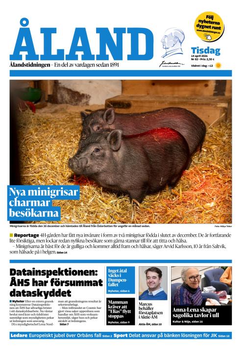 Ålandstidningen 14.4.2026