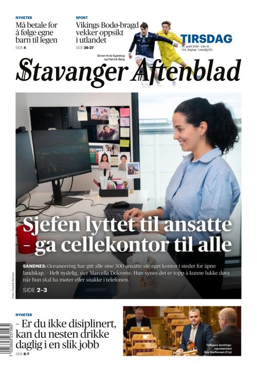 Stavanger Aftenblad 14.4.2026