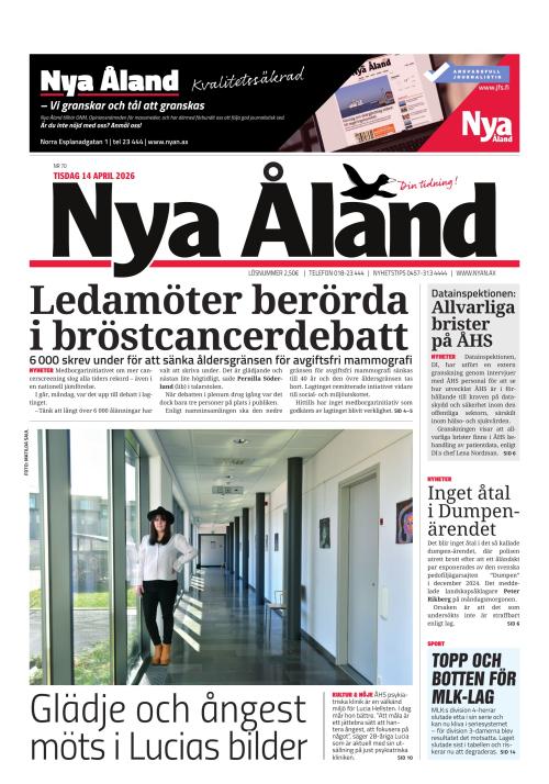 Nya Åland 14.4.2026