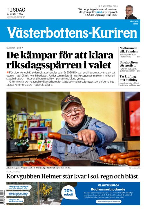 Västerbottens-Kuriren (SE) 14.4.2026