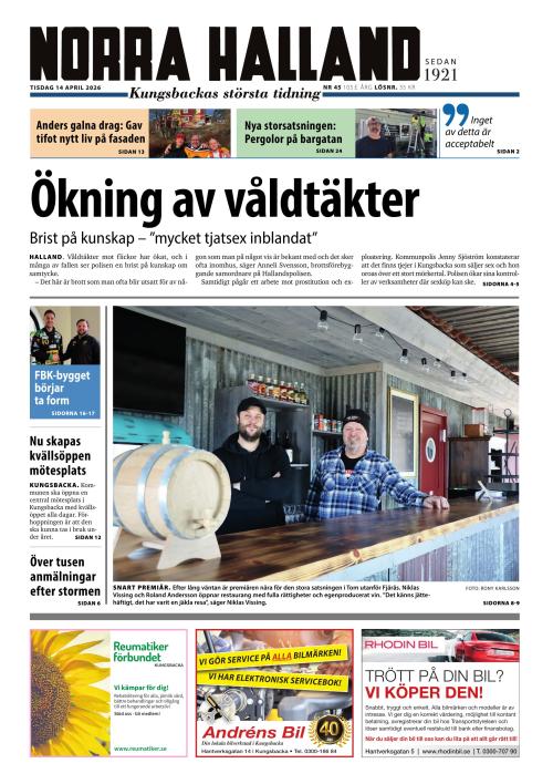 Norra Halland 14.4.2026