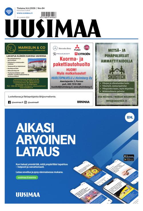 Uusimaa 14.4.2026