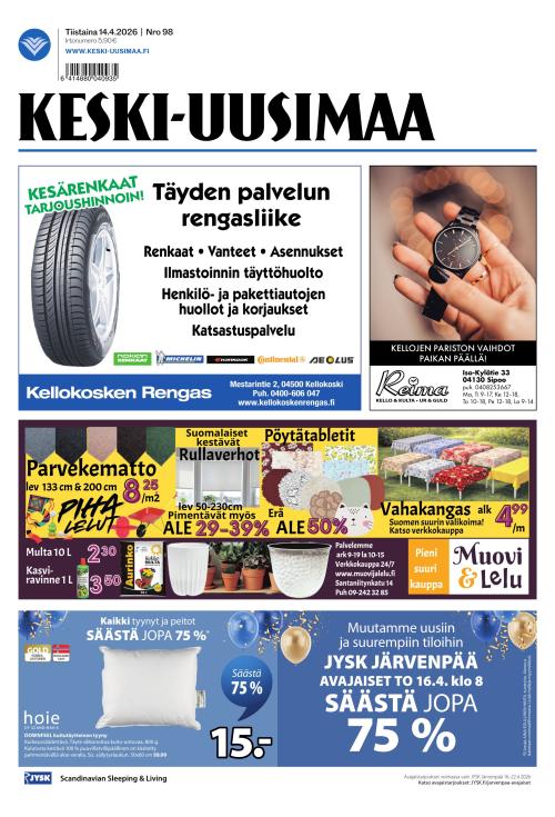 Keski-Uusimaa 14.4.2026
