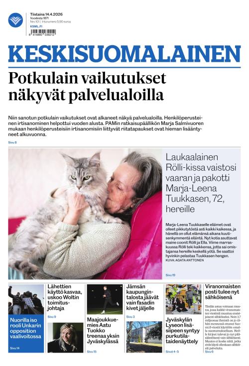 Keskisuomalainen 14.4.2026