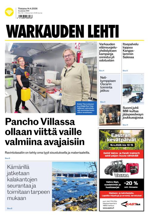 Warkauden Lehti 14.4.2026