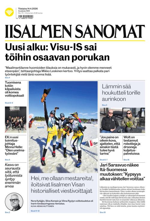 Iisalmen Sanomat 14.4.2026
