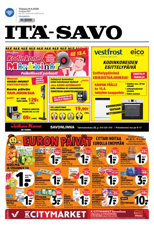 Itä-Savo 14.4.2026