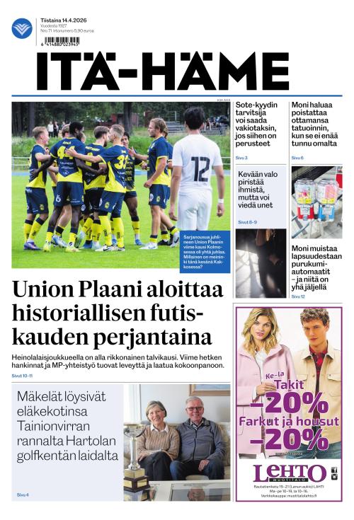 Itä-Häme 14.4.2026