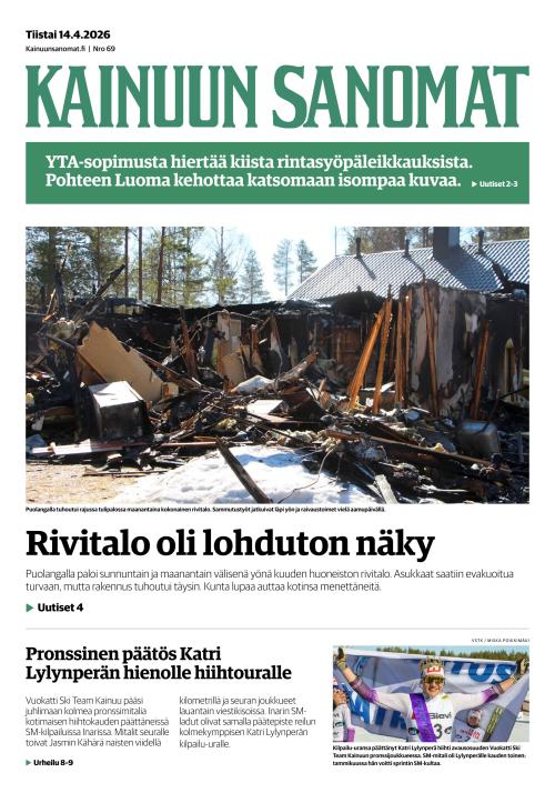 Kainuun Sanomat 14.4.2026