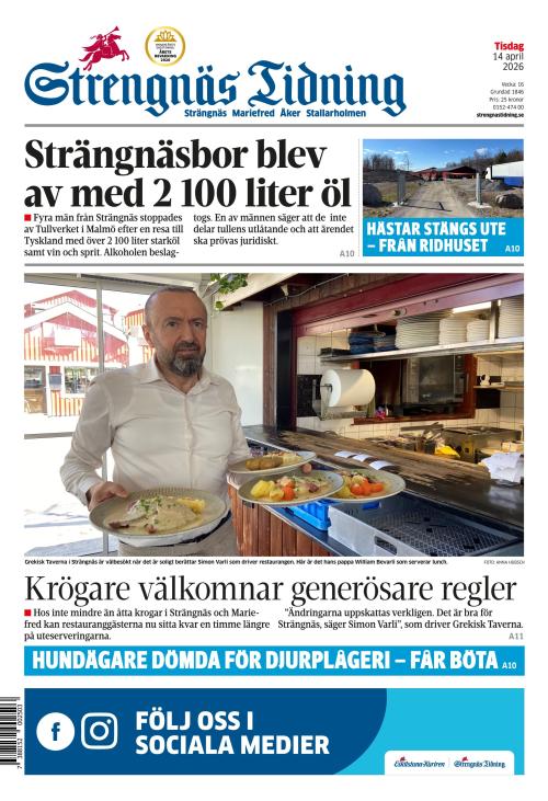 Strengnäs Tidning 14.4.2026