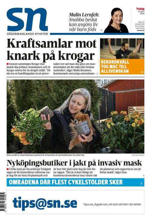 Södermanlands Nyheter 14.4.2026