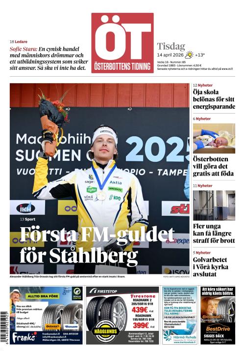 Österbottens Tidning 14.4.2026
