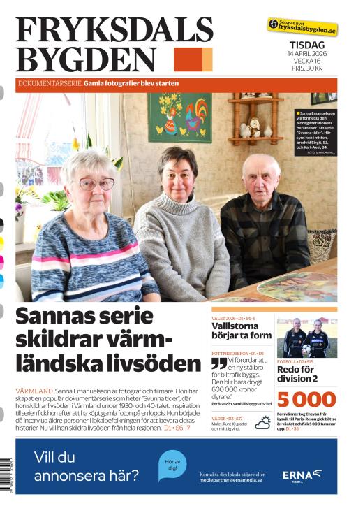 Fryksdals-Bygden 14.4.2026