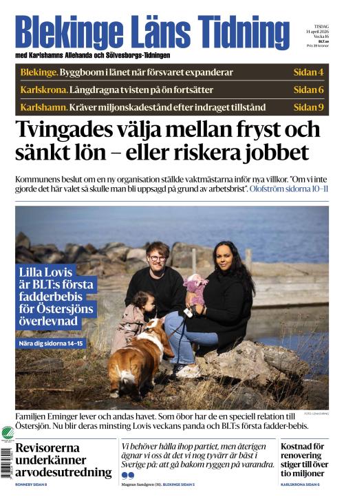 Blekinge Läns Tidning 14.4.2026