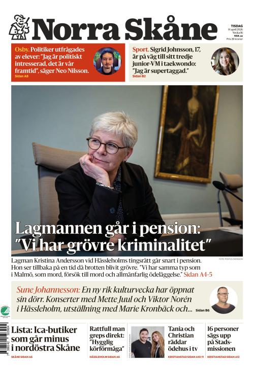 Norra Skåne 14.4.2026