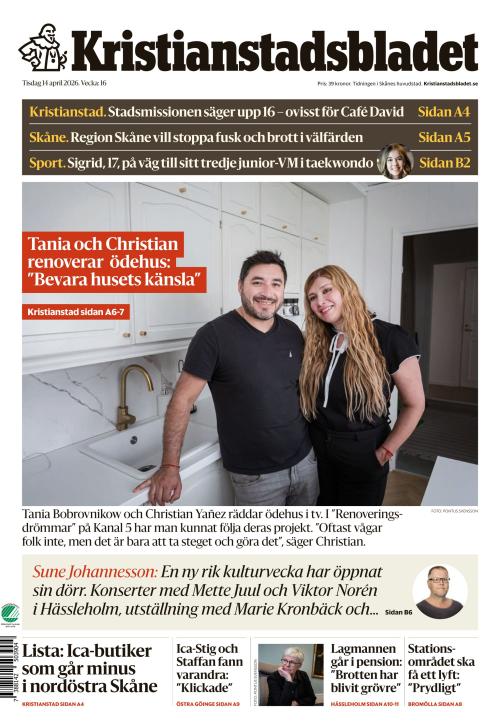 Kristianstadsbladet 14.4.2026