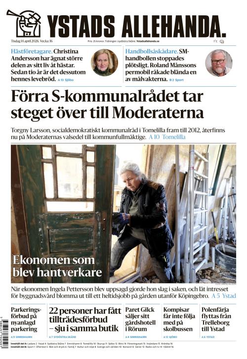 Ystads Allehanda 14.4.2026