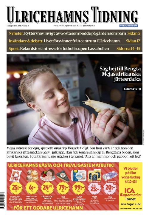Ulricehamns Tidning 14.4.2026