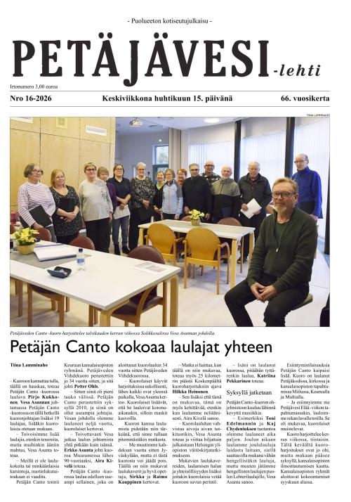 Petäjävesi 15.4.2026