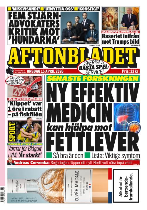 Aftonbladet 15.4.2026