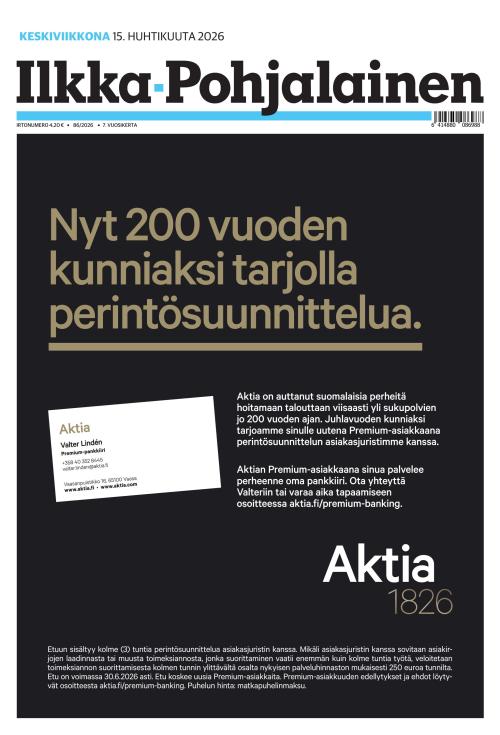 Ilkka-Pohjalainen 15.4.2026