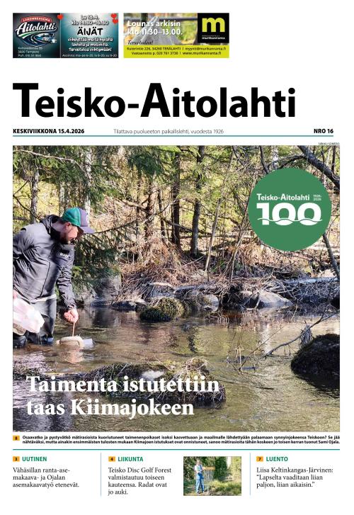 Teisko-Aitolahti 15.4.2026